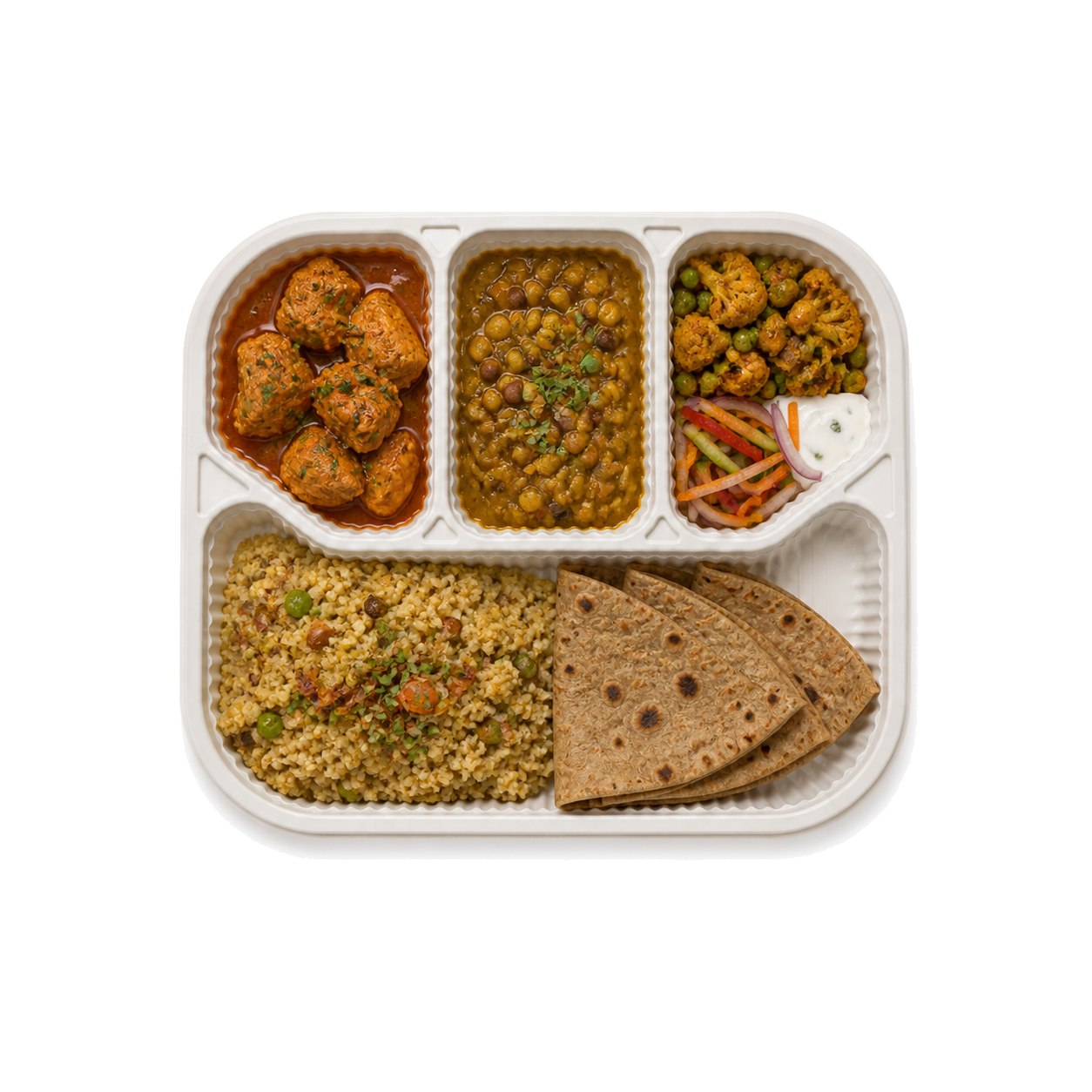 Rajasthani Laal Maas Inspired Chicken Thali