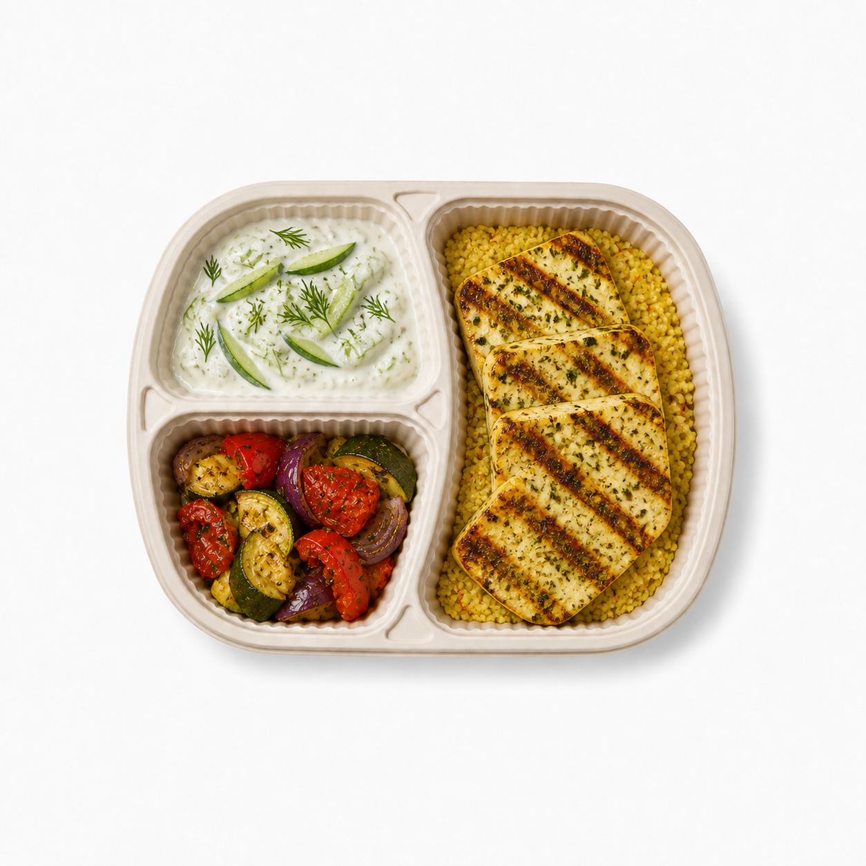 Greek Herb Paneer Steak